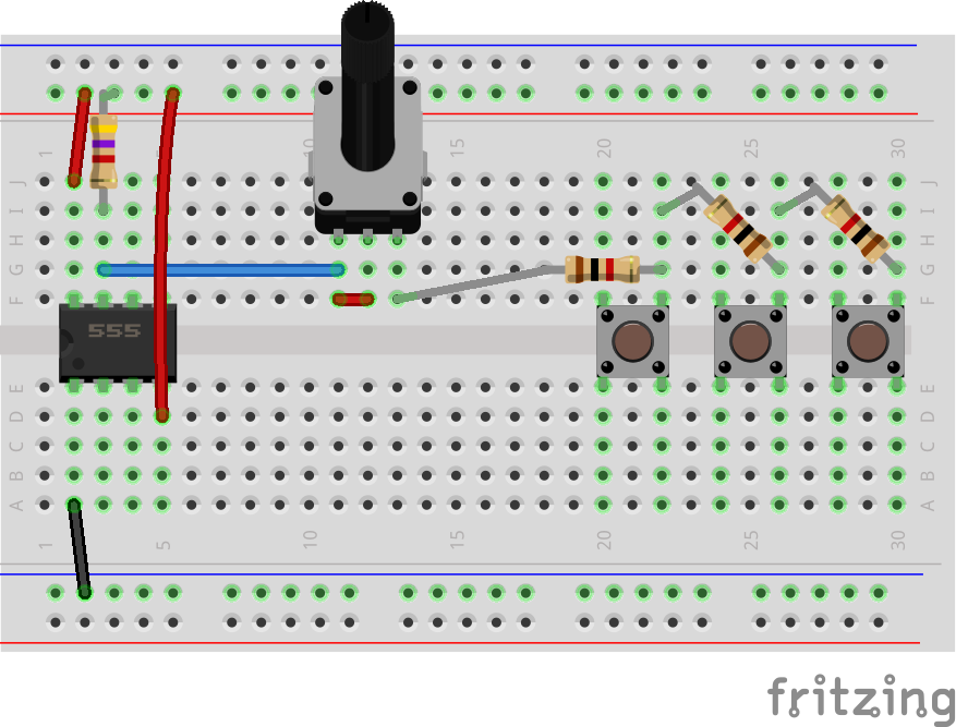 the resistors!