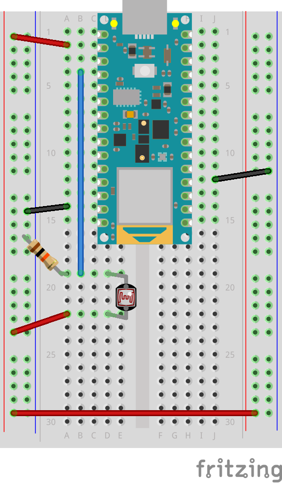 analog input uno photocell