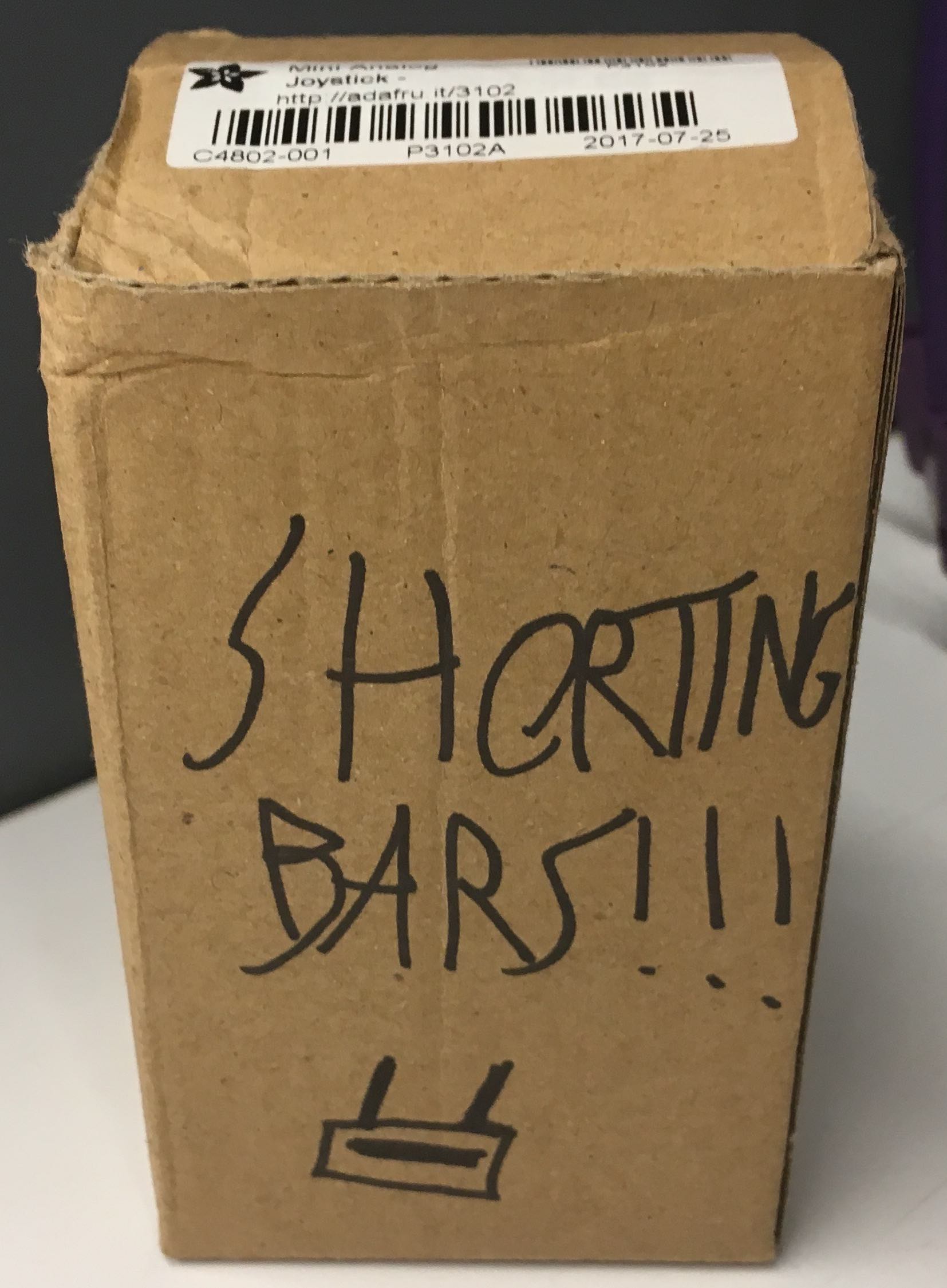 Box of shorting bars