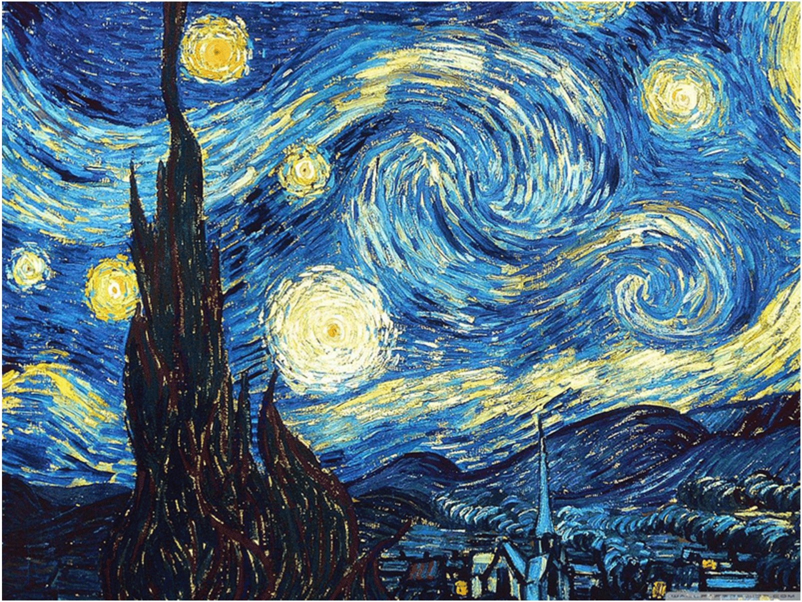 Blue Layer of Starry Night